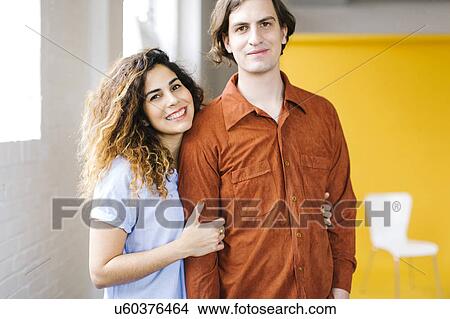Picture - Couple embracing. Fotosearch