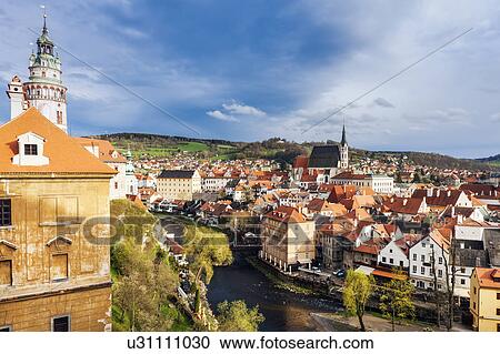 Czech Republic, South Bohemia, Cesky Krumlov, Storm clouds above old town View Large Photo Image Stock Image - Czech Republic, South Bohemia, Cesky Krumlov, Storm clouds above old town. Fotosearch