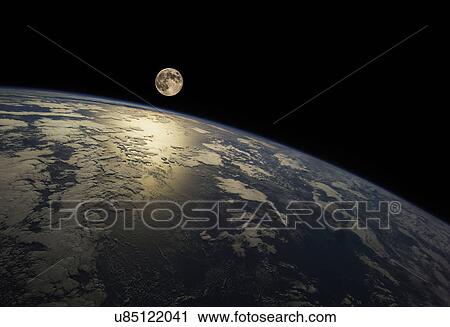 Stock Image - Earth from space. Fotosearch