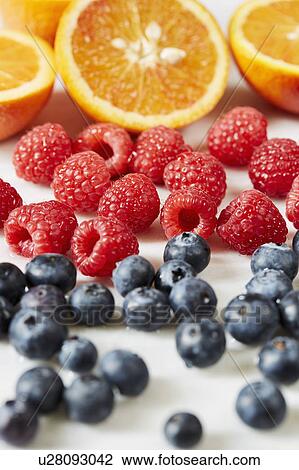 Stock Image - Fruits on white background. Fotosearch