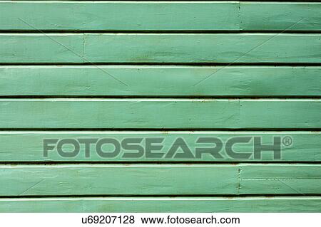 Stock Photo - Green wooden board. Fotosearch