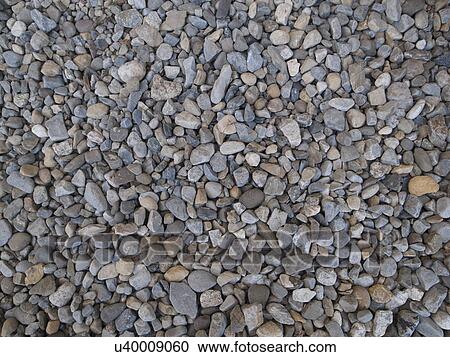 Stock Image - Grey pebbles. Fotosearch