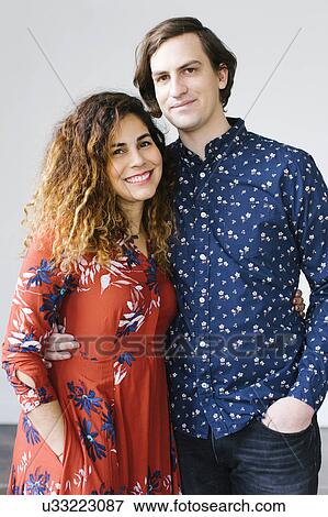 Stock Photo - Portrait of couple. Fotosearch