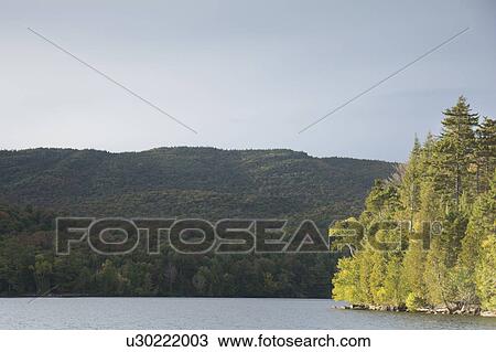 USA, New York, Lake Placid on sunny day View Large Photo Image Stock Image - USA, New York, Lake Placid on sunny day. Fotosearch