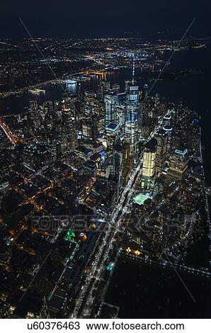 USA, New York, New York City, City lights at night View Large Photo Image Stock Image - USA, New York, New York City, City lights at night. Fotosearch