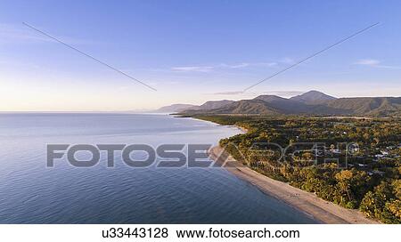 Stock Photo - Australia, Queensland, Sea and coastline. Fotosearch