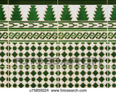 Cuba, Havana, Detail of green tiles View Large Photo Image Picture - Cuba, Havana, Detail of green tiles. Fotosearch