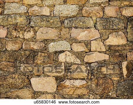 Detail of stone wall View Large Photo Image Stock Photograph - Detail of stone wall. Fotosearch