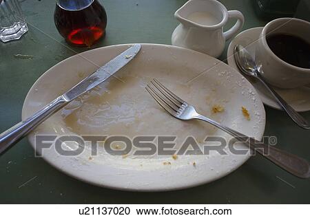 Empty plate with fork and knife View Large Photo Image Stock Image - Empty plate with fork and knife. Fotosearch