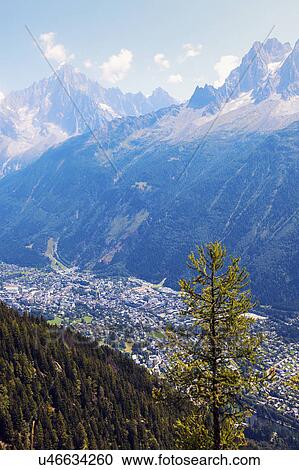 France, Auvergne-Rhone-Alpes, Chamonix seen from Reserve Naturelle de Carlaveyron View Large Photo Image Stock Image - France, Auvergne-Rhone-Alpes, Chamonix seen from Reserve Naturelle de Carlaveyron. Fotosearch
