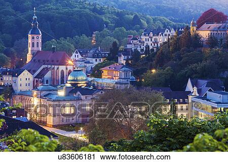 Stock Image - Germany, Baden-Wurttemberg, Architecture of Baden-Baden. Fotosearch