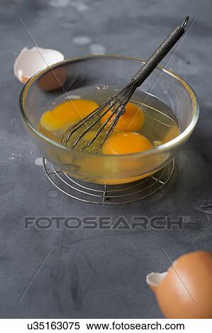 Glass bowl with eggs View Large Photo Image Stock Photography - Glass bowl with eggs. Fotosearch