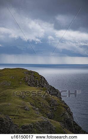 Stock Photo - Ireland, County Donegal, Donegal Bay seen from Wild Atlantic Way. Fotosearch
