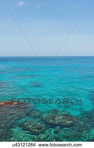 Picture - Jamaica, Negril, Tranquil seascape. Fotosearch