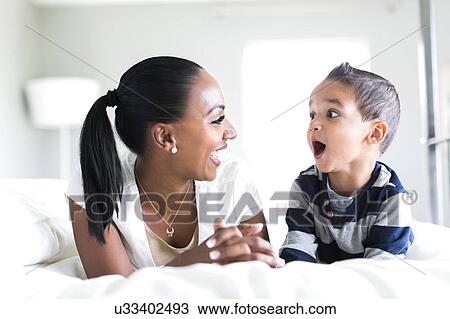Mother and son (2-3) laughing View Large Photo Image Stock Image - Mother and son (2-3) laughing. Fotosearch