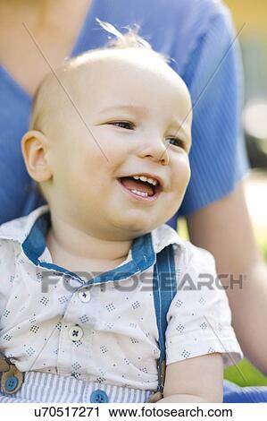 Mother with baby boy (12-17 months) View Large Photo Image Stock Image - Mother with baby boy (12-17 months). Fotosearch