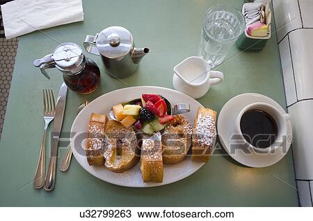 Plate with fresh french toasts and fruits View Large Photo Image Stock Image - Plate with fresh french toasts and fruits. Fotosearch