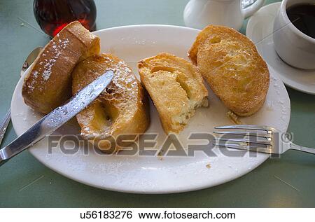 Stock Photograph - Plate with fresh french toasts. Fotosearch