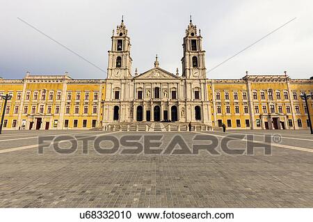 Portugal, Lisbon Region, Mafra, Mafra National Palace View Large Photo Image Stock Image - Portugal, Lisbon Region, Mafra, Mafra National Palace. Fotosearch