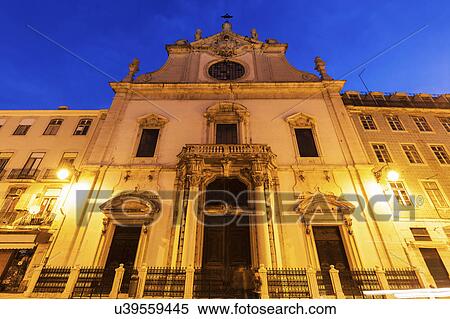 Stock Photography - Portugal, Lisbon, Sao Domingos Church. Fotosearch