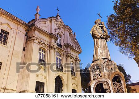 Stock Image - Portugal, Lisbon, St. Antonio Church in Lisbon. Fotosearch