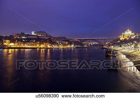 Portugal, Norte, Porto, Historic Centre of Porto by Douro River View Large Photo Image Stock Image - Portugal, Norte, Porto, Historic Centre of Porto by Douro River. Fotosearch