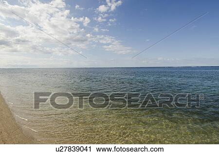 Stock Image - Puerto Rico, Rio Grande, Coco Beach at Atlantic Ocean. Fotosearch