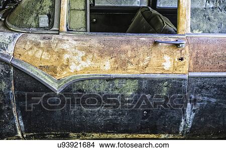 Rusty abandoned car View Large Photo Image Picture - Rusty abandoned car. Fotosearch