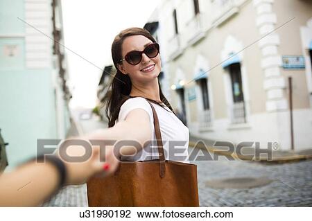 San Juan, Puerto Rico, Beautiful woman walking city streets View Large Photo Image Stock Image - San Juan, Puerto Rico, Beautiful woman walking city streets. Fotosearch