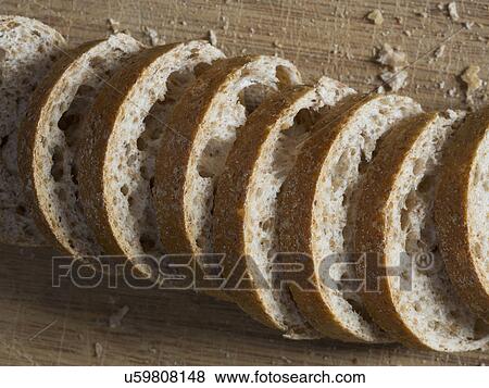 Slices of fresh bread View Large Photo Image Stock Photo - Slices of fresh bread. Fotosearch