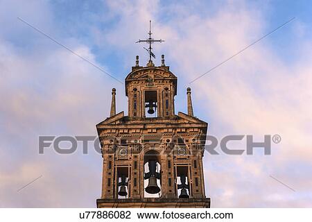 Spain, Andalusia, Seville, La Macarena, Bell tower of Santa Paula Monastery View Large Photo Image Stock Image - Spain, Andalusia, Seville, La Macarena, Bell tower of Santa Paula Monastery. Fotosearch