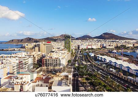 Stock Photograph - Spain, Canary Islands, Gran Canaria, Las Palmas. Fotosearch