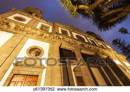 Spain, Canary Islands, Tenerife, San Cristobal de La Laguna, Cathedral of La Laguna View Large Photo Image Stock Image - Spain, Canary Islands, Tenerife, San Cristobal de La Laguna, Cathedral of La Laguna. Fotosearch