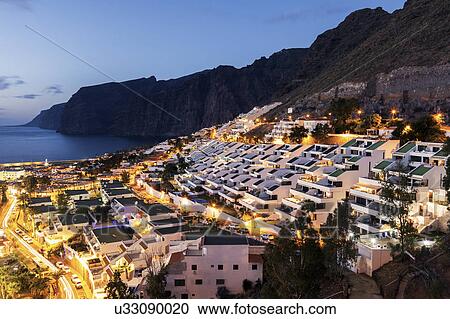 Spain, Canary Islands, Tenerife, Acantilados de los Gigantes, Panorama of Puerto de la Cruz Acantilados de los Gigantes View Large Photo Image Stock Image - Spain, Canary Islands, Tenerife, Acantilados de los Gigantes, Panorama of Puerto de la Cruz Acantilados de los Gigantes. Fotosearch