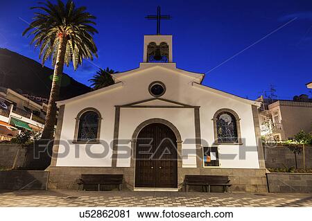 Spain, Canary Islands, Tenerife, Acantilados de los Gigantes, Holy Spirit Church in Acantilados de los Gigantes View Large Photo Image Stock Image - Spain, Canary Islands, Tenerife, Acantilados de los Gigantes, Holy Spirit Church in Acantilados de los Gigantes. Fotosearch