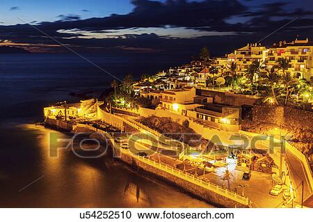 Spain, Canary Islands, Tenerife, Acantilados de los Gigantes, Playa Chica in Acantilados de los Gigantes, La Gomera in background View Large Photo Image Stock Image - Spain, Canary Islands, Tenerife, Acantilados de los Gigantes, Playa Chica in Acantilados de los Gigantes, La Gomera in background. Fotosearch