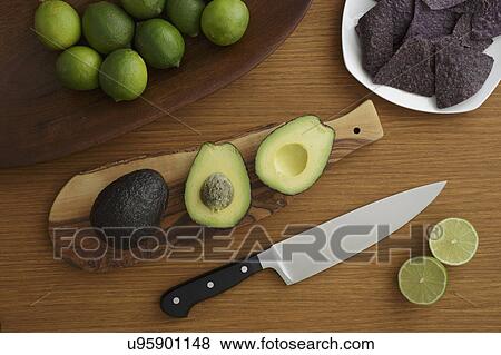 Stock Photo - Studio shot of avocado for guacamole. Fotosearch