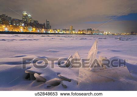 Ukraine, Dnepropetrovsk region, Dnepropetrovsk city, Frozen river with distant city skyline at night View Large Photo Image Stock Image - Ukraine, Dnepropetrovsk region, Dnepropetrovsk city, Frozen river with distant city skyline at night. Fotosearch
