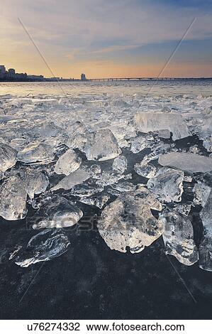 Ukraine, Dnepropetrovsk region, Dnepropetrovsk city, Frozen river with lumps of ice View Large Photo Image Stock Image - Ukraine, Dnepropetrovsk region, Dnepropetrovsk city, Frozen river with lumps of ice. Fotosearch
