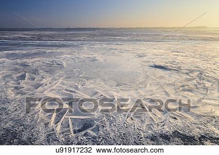 Ukraine, Dnepropetrovsk region, Dnepropetrovsk city, Ice patterns on frozen river View Large Photo Image Stock Image - Ukraine, Dnepropetrovsk region, Dnepropetrovsk city, Ice patterns on frozen river. Fotosearch