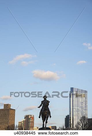 USA, Massachusetts, Boston, Statue of George Washington in Boston Public Garden View Large Photo Image Stock Photography - USA, Massachusetts, Boston, Statue of George Washington in Boston Public Garden. Fotosearch