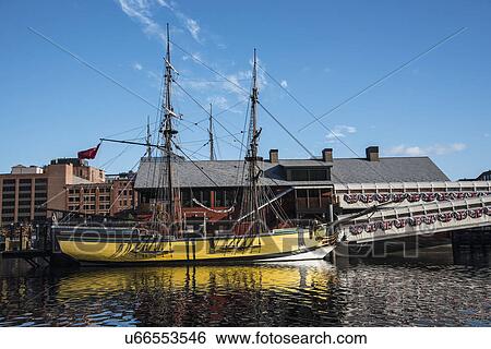 USA, Massachusetts, Boston, Tall ship in Fort Point Channel View Large Photo Image Stock Photograph - USA, Massachusetts, Boston, Tall ship in Fort Point Channel. Fotosearch