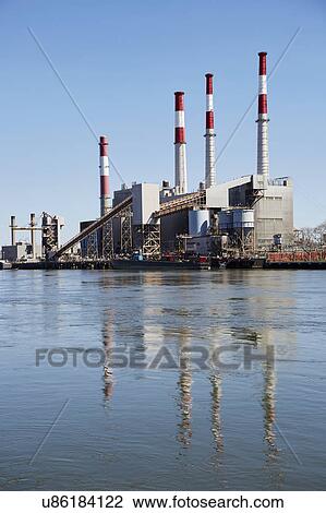 USA, New York, New York City, Brooklyn, Factory by East River View Large Photo Image Stock Image - USA, New York, New York City, Brooklyn, Factory by East River. Fotosearch