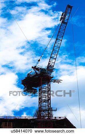 USA, New York State, New York City, Low angle view of crane View Large Photo Image Stock Image - USA, New York State, New York City, Low angle view of crane. Fotosearch