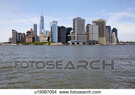 USA, New York State, New York City, Manhattan skyline View Large Photo Image Picture - USA, New York State, New York City, Manhattan skyline. Fotosearch
