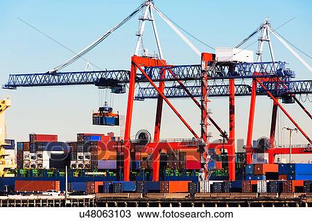 USA, New York State, New York City, Commercial dock View Large Photo Image Stock Image - USA, New York State, New York City, Commercial dock. Fotosearch