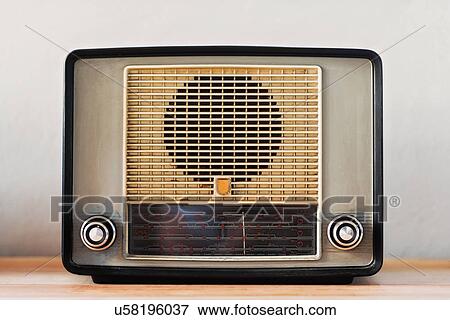 Stock Photo - Vintage radio, studio shot. Fotosearch