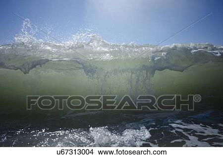 Waves on sunny day View Large Photo Image Picture - Waves on sunny day. Fotosearch