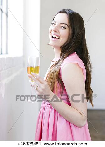 Woman drinking wine View Large Photo Image Stock Image - Woman drinking wine. Fotosearch