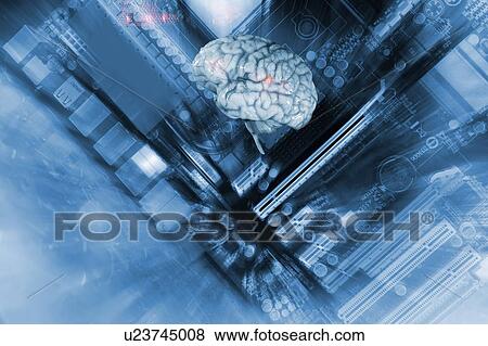 Artificial intelligence, conceptual image. View Large Photo Image Stock Photo - Artificial intelligence, conceptual image.. Fotosearch